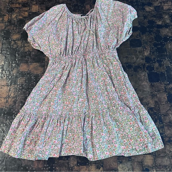 J. Crew Floral Ruffled Tiered Sundress - Picture 1 of 4